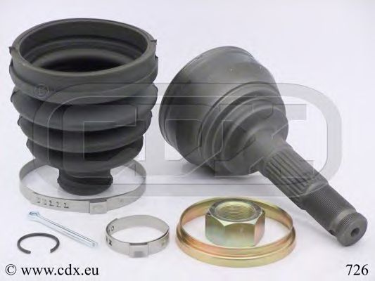 CDX 726 Шарнирный комплект, приводной вал для NISSAN (Ниссан) CDX 726 Шарнирный комплект, приводной вал для NISSAN (Ниссан)