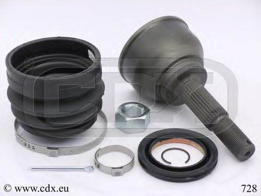 CDX 728 Шарнирный комплект, приводной вал 