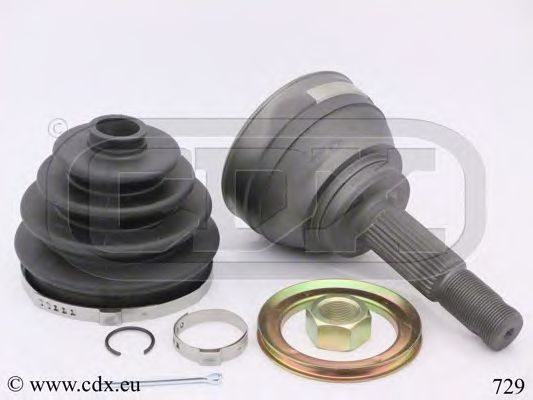 CDX 729 Шарнирный комплект, приводной вал для NISSAN (Ниссан) CDX 729 Шарнирный комплект, приводной вал для NISSAN (Ниссан)