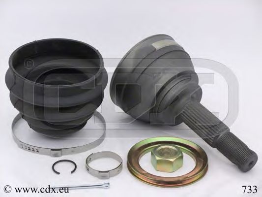 CDX 733 Шарнирный комплект, приводной вал 