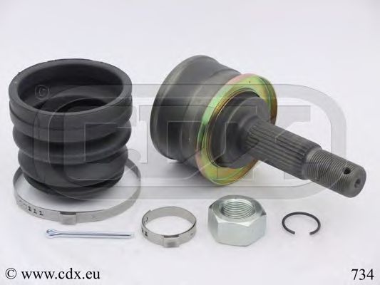 CDX 734 Шарнирный комплект, приводной вал для NISSAN (Ниссан) CDX 734 Шарнирный комплект, приводной вал для NISSAN (Ниссан)