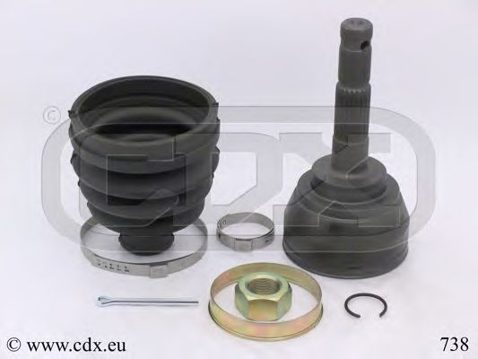 CDX 738 Шарнирный комплект, приводной вал для NISSAN (Ниссан) CDX 738 Шарнирный комплект, приводной вал для NISSAN (Ниссан)