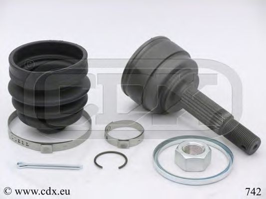 CDX 742 Шарнирный комплект, приводной вал 