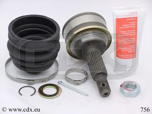 CDX 756 Шарнирный комплект, приводной вал 