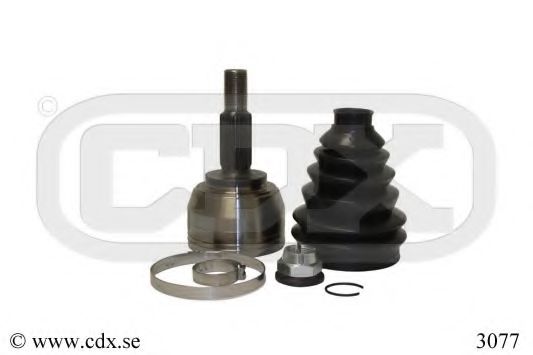 CDX 3077 Шарнирный комплект, приводной вал для RENAULT (Рено) CDX 3077 Шарнирный комплект, приводной вал для RENAULT (Рено)