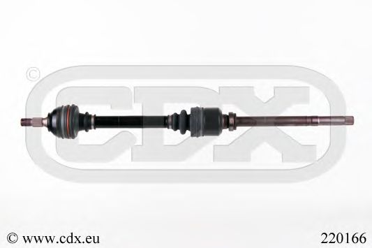 CDX 220166 Приводной вал для PEUGEOT 307 SW (Пежо 307 св) CDX 220166 Приводной вал для PEUGEOT 307 SW (Пежо 307 св)