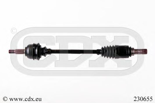 CDX 230655 Приводной вал для RENAULT (Рено) CDX 230655 Приводной вал для RENAULT (Рено)