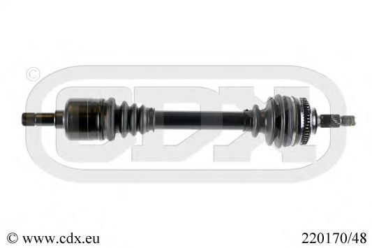 CDX 220170/48 Приводной вал для PEUGEOT 607 (Пежо 607) CDX 220170/48 Приводной вал для PEUGEOT 607 (Пежо 607)
