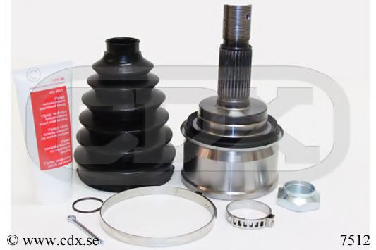 CDX 7512 Шарнирный комплект, приводной вал 