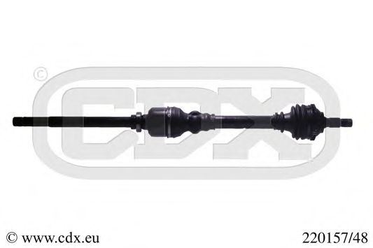 CDX 220157/48 Приводной вал для PEUGEOT (Пежо) CDX 220157/48 Приводной вал для PEUGEOT (Пежо)