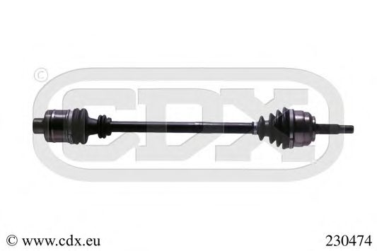 CDX 230474 Приводной вал для RENAULT CLIO I (Рено Cлио и) CDX 230474 Приводной вал для RENAULT CLIO I (Рено Cлио и)