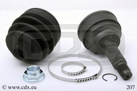 CDX 207 Шарнирный комплект, приводной вал для MAZDA 626 III (Мазда 626 3) CDX 207 Шарнирный комплект, приводной вал для MAZDA 626 III (Мазда 626 3)