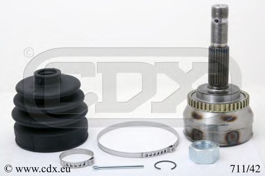 CDX 711/42 Шарнирный комплект, приводной вал 