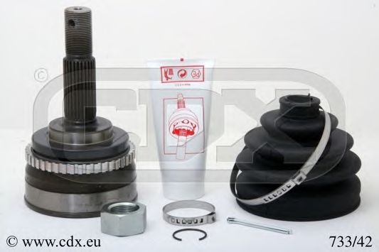 CDX 733/42 Шарнирный комплект, приводной вал 