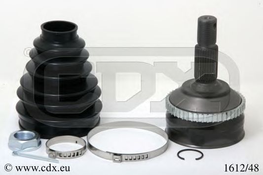 CDX 1612/48 Шарнирный комплект, приводной вал для CITROëN (Cитроëн) CDX 1612/48 Шарнирный комплект, приводной вал для CITROëN (Cитроëн)