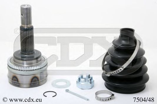 CDX 7504/48 Шарнирный комплект, приводной вал 
