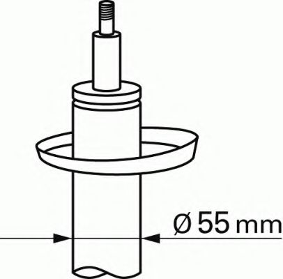 SACHS 311 863 Амортизатор передний мост для VOLKSWAGEN CADDY III (Фольксваген Кадди 3) SACHS 311 863 Амортизатор передний мост для VOLKSWAGEN CADDY III (Фольксваген Кадди 3)