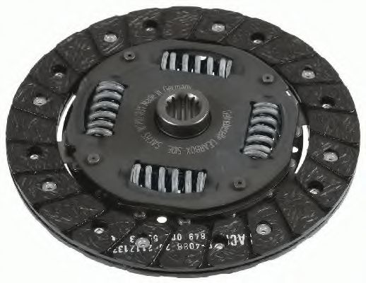 SACHS 1878 021 831 Диск сцепления 3431956 для OPEL CORSA A (Опель Cорса а) SACHS 1878 021 831 Диск сцепления 3431956 для OPEL CORSA A (Опель Cорса а)