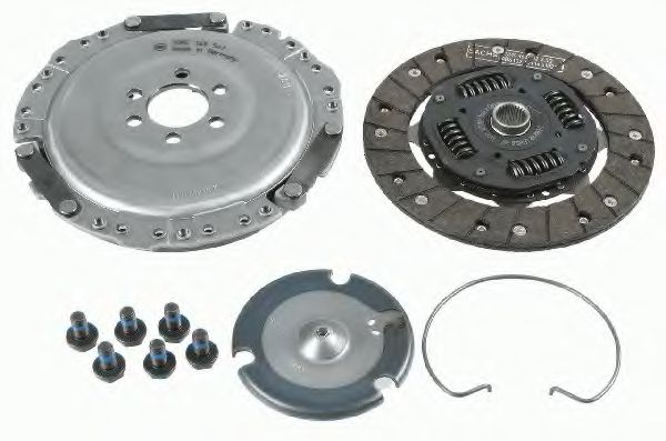 SACHS 3000 822 601 Комплект сцепления Бразилия для VOLKSWAGEN POLO (Фольксваген Поло) SACHS 3000 822 601 Комплект сцепления Бразилия для VOLKSWAGEN POLO (Фольксваген Поло)