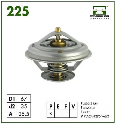 MTE-THOMSON 225.80 Термостат, охлаждающая жидкость для VOLKSWAGEN CAROCHA (Фольксваген Cароча) MTE-THOMSON 225.80 Термостат, охлаждающая жидкость для VOLKSWAGEN CAROCHA (Фольксваген Cароча)