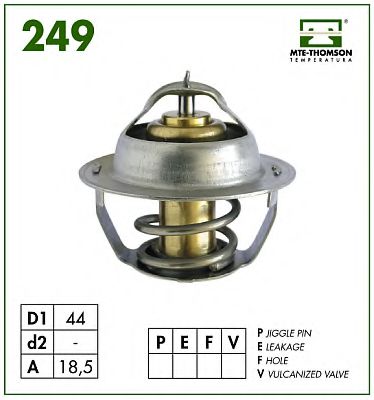 MTE-THOMSON 249.80 Термостат, охлаждающая жидкость для SUBARU (Субару) MTE-THOMSON 249.80 Термостат, охлаждающая жидкость для SUBARU (Субару)