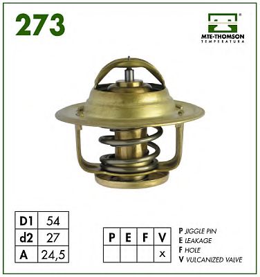 MTE-THOMSON 273.79 Термостат, охлаждающая жидкость для FIAT (Фиат) MTE-THOMSON 273.79 Термостат, охлаждающая жидкость для FIAT (Фиат)