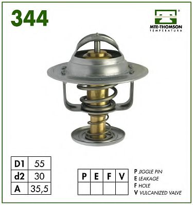 MTE-THOMSON 344.83 Термостат, охлаждающая жидкость для PEUGEOT 206 (Пежо 206) MTE-THOMSON 344.83 Термостат, охлаждающая жидкость для PEUGEOT 206 (Пежо 206)