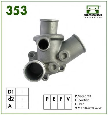 MTE-THOMSON 353.80 Термостат, охлаждающая жидкость для FIAT (Фиат) MTE-THOMSON 353.80 Термостат, охлаждающая жидкость для FIAT (Фиат)