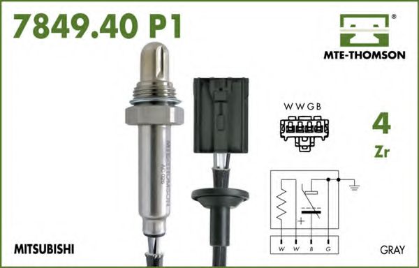 MTE-THOMSON 7849.40.040P1 Лямбда-зонд для MITSUBISHI (Митсубиши/митсубиси) MTE-THOMSON 7849.40.040P1 Лямбда-зонд для MITSUBISHI (Митсубиши/митсубиси)