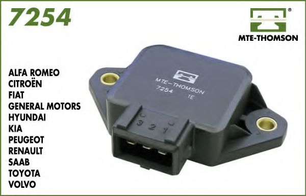 MTE-THOMSON 7254 Датчик, положение дроссельной заслонки AR 30755 для VOLVO S70 (Вольво С70) MTE-THOMSON 7254 Датчик, положение дроссельной заслонки AR 30755 для VOLVO S70 (Вольво С70)