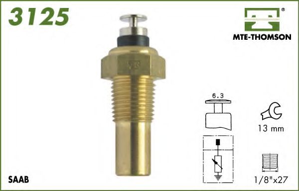 MTE-THOMSON 3125 Датчик, температура охлаждающей жидкости; Датчик, температура охлаждающей жидкости; Датчик, температура охлаждающей жидкости для CHEVROLET CAPTIVA (Шевроле Каптива) MTE-THOMSON 3125 Датчик, температура охлаждающей жидкости; Датчик, температура охлаждающей жидкости; Датчик, температура охлаждающей жидкости для CHEVROLET CAPTIVA (Шевроле Каптива)