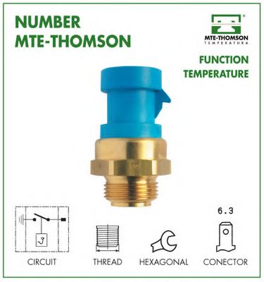 MTE-THOMSON 787 Термовыключатель, вентилятор радиатора для SEAT ALTEA (Сеат Алтэа) MTE-THOMSON 787 Термовыключатель, вентилятор радиатора для SEAT ALTEA (Сеат Алтэа)
