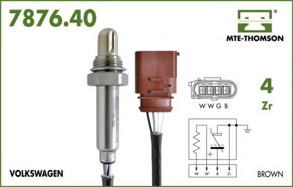 MTE-THOMSON 7876.40.072 Лямбда-зонд для AUDI A4 (Ауди А4) MTE-THOMSON 7876.40.072 Лямбда-зонд для AUDI A4 (Ауди А4)