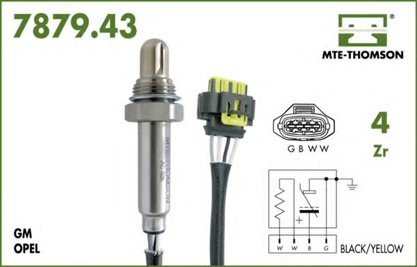MTE-THOMSON 7879.43.120 Лямбда-зонд для OPEL SPEEDSTER (Опель Спээдстэр) MTE-THOMSON 7879.43.120 Лямбда-зонд для OPEL SPEEDSTER (Опель Спээдстэр)
