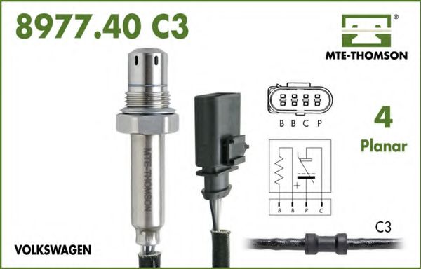 MTE-THOMSON 8977.40.130C3 Лямбда-зонд для AUDI TT (Ауди Тт) MTE-THOMSON 8977.40.130C3 Лямбда-зонд для AUDI TT (Ауди Тт)