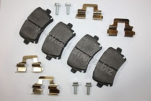 AUTOMEGA 3169804511K0E Тормозные колодки для VOLKSWAGEN BORA / JETTA V (1K5), GOLF V Variant (1K5), JETTA V (1K5), VENTO V (1K5) 1.4 TSI AUTOMEGA 3169804511K0E Тормозные колодки для VOLKSWAGEN BORA / JETTA V (1K5), GOLF V Variant (1K5), JETTA V (1K5), VENTO V (1K5) 1.4 TSI