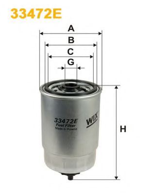 WIX FILTERS 33472E Топливный фильтр для VOLVO FLC (Вольво Флc) WIX FILTERS 33472E Топливный фильтр для VOLVO FLC (Вольво Флc)