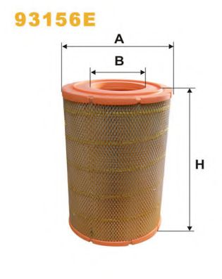 WIX FILTERS 93156E Воздушный фильтр для MAN M 2000 M (Ман М 2000 м) WIX FILTERS 93156E Воздушный фильтр для MAN M 2000 M (Ман М 2000 м)