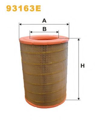 WIX FILTERS 93163E Воздушный фильтр для VOLVO (Вольво) WIX FILTERS 93163E Воздушный фильтр для VOLVO (Вольво)