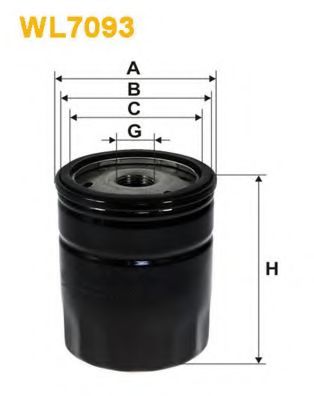 WIX FILTERS WL7093 Масляный фильтр для FORD MONDEO (Форд Мондэо) WIX FILTERS WL7093 Масляный фильтр для FORD MONDEO (Форд Мондэо)