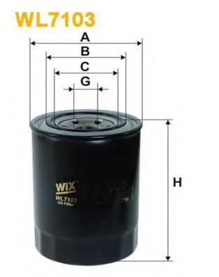WIX FILTERS WL7103 Масляный фильтр для MITSUBISHI MONTERO (Митсубиши/митсубиси Монтэро) WIX FILTERS WL7103 Масляный фильтр для MITSUBISHI MONTERO (Митсубиши/митсубиси Монтэро)