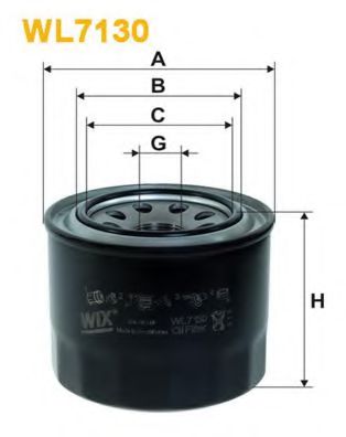 WIX FILTERS WL7130 Масляный фильтр для ROVER (Ровер) WIX FILTERS WL7130 Масляный фильтр для ROVER (Ровер)