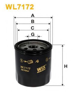 WIX FILTERS WL7172 Масляный фильтр для TOYOTA ESTIMA (Тойота/тоета Эстима) WIX FILTERS WL7172 Масляный фильтр для TOYOTA ESTIMA (Тойота/тоета Эстима)