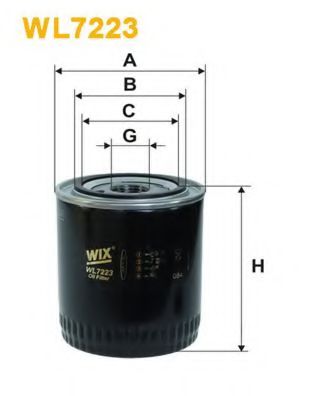 WIX FILTERS WL7223 Масляный фильтр для JAGUAR VANDEN PLAS (Ягуар Vандэн плас) WIX FILTERS WL7223 Масляный фильтр для JAGUAR VANDEN PLAS (Ягуар Vандэн плас)