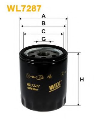 WIX FILTERS WL7287 Масляный фильтр для LAND ROVER DEFENDER (Ленд ровер/лэнд ровер Дэфэндэр) WIX FILTERS WL7287 Масляный фильтр для LAND ROVER DEFENDER (Ленд ровер/лэнд ровер Дэфэндэр)