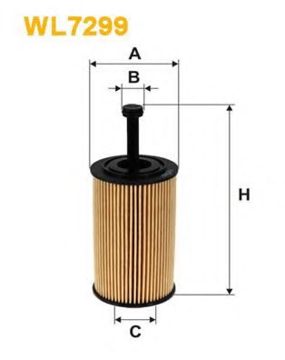 WIX FILTERS WL7299 Масляный фильтр для CITROëN (Cитроëн) WIX FILTERS WL7299 Масляный фильтр для CITROëN (Cитроëн)