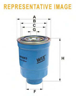 WIX FILTERS WF8062 Топливный фильтр для DAIHATSU CHARADE III (Дайхатсу Чарадэ 3) WIX FILTERS WF8062 Топливный фильтр для DAIHATSU CHARADE III (Дайхатсу Чарадэ 3)