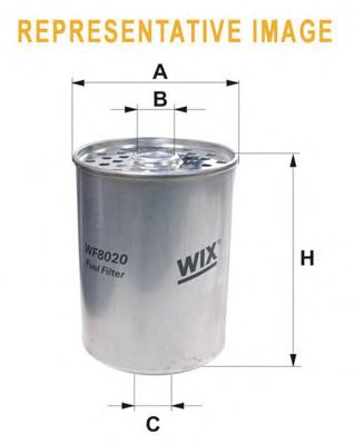 WIX FILTERS WF8020 Топливный фильтр для RENAULT TRAFIC (Рено Трафик) WIX FILTERS WF8020 Топливный фильтр для RENAULT TRAFIC (Рено Трафик)