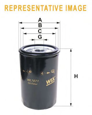 WIX FILTERS WL7503 Масляный фильтр для VOLKSWAGEN (Фольксваген) WIX FILTERS WL7503 Масляный фильтр для VOLKSWAGEN (Фольксваген)