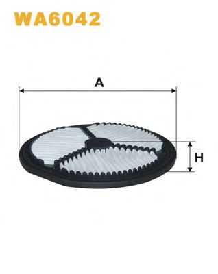WIX FILTERS WA6042 Воздушный фильтр для DAEWOO (Дэу) WIX FILTERS WA6042 Воздушный фильтр для DAEWOO (Дэу)